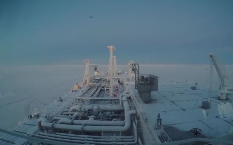First ship crosses Arctic in winter without an icebreaker as global warming causes ice sheets to melt