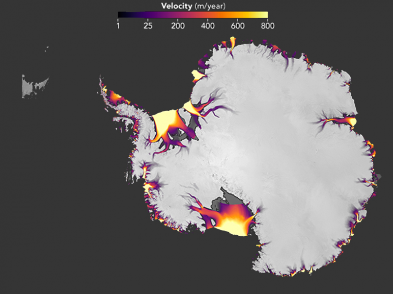 New Maps Highlight Antarctica’s Flowing Ice