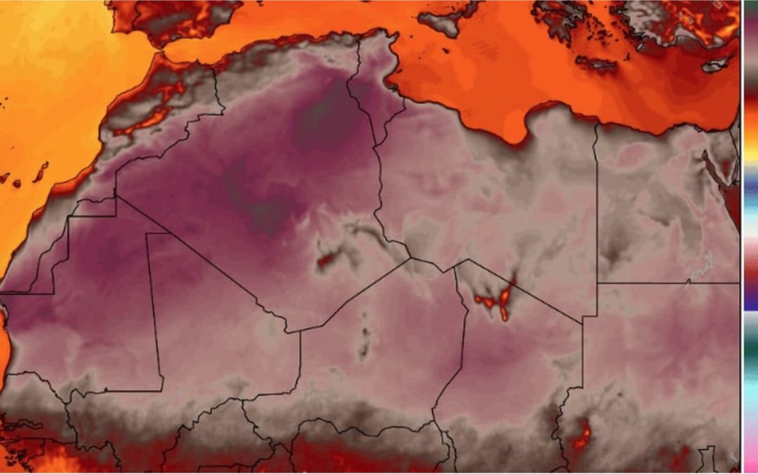 Africa may have witnessed its all-time hottest temperature Thursday: 124 degrees in Algeria