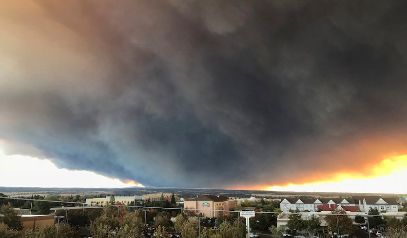 Major Fire Threat in California