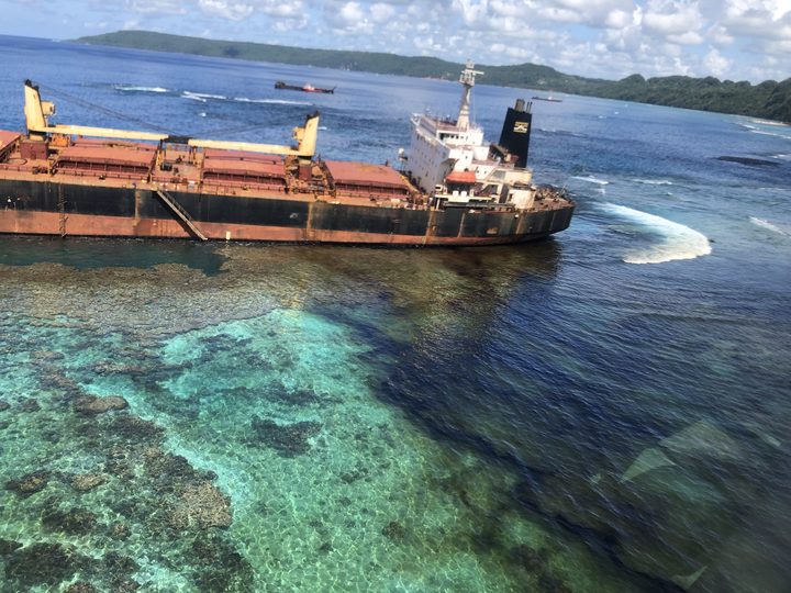 Oil spill disaster unfolds in Solomons marine reserve