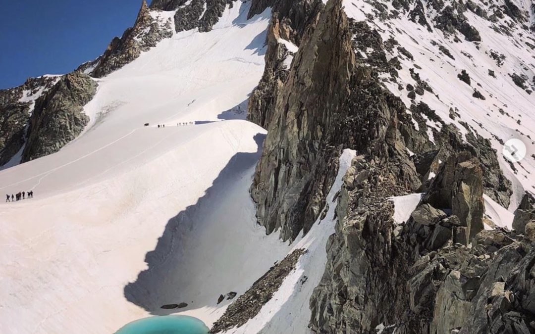Lake discovered 11,000ft high in the Alps, in ‘truly alarming’ sign of climate change