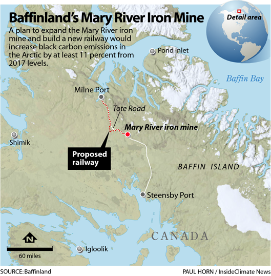 On Baffin Island in the Fragile Canadian Arctic, an Iron Ore Mine Spews Black Carbon