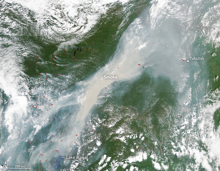 These NASA Images Show Siberia Burning Up