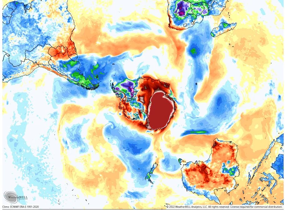 It’s 70 degrees warmer than normal in eastern Antarctica. Scientists are flabbergasted.